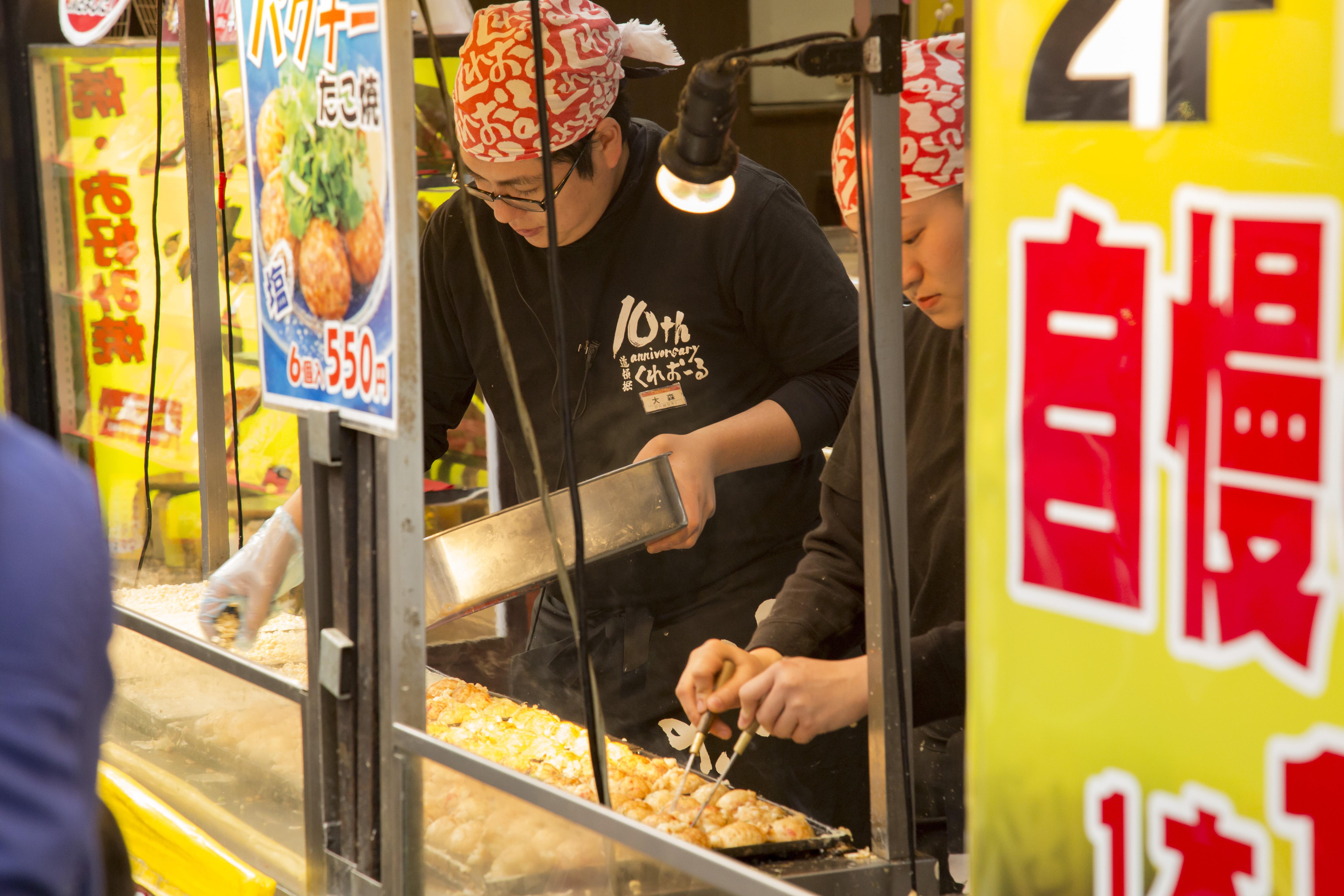 Street food in Japan